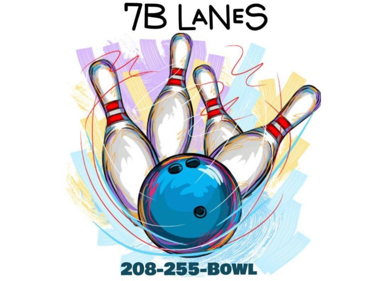 7B Lanes Sandpoint Bowling alley bowling ball and pins art family friendly activity