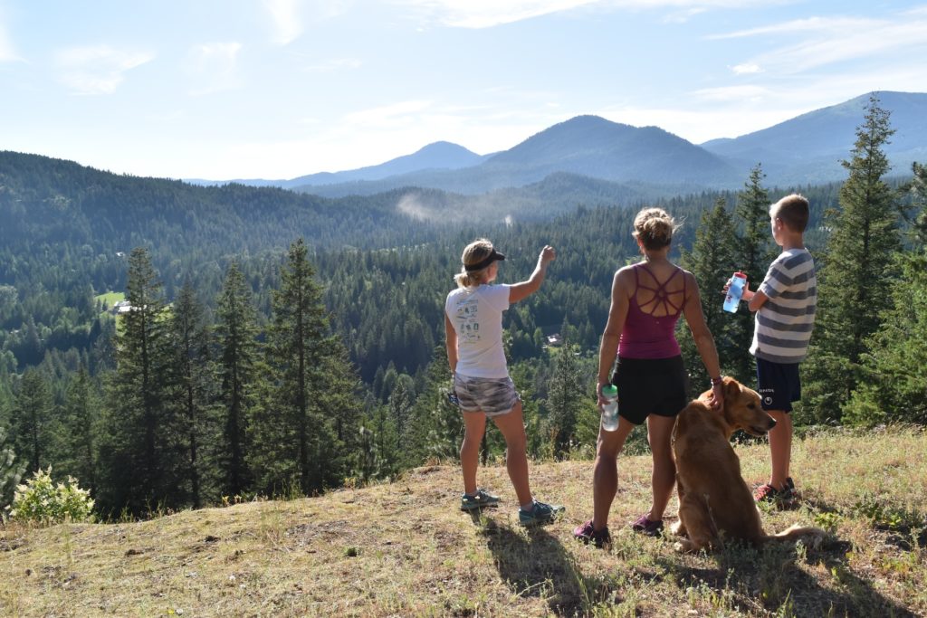 Overlook at Pine Street Woods near Sandpoint, Idaho