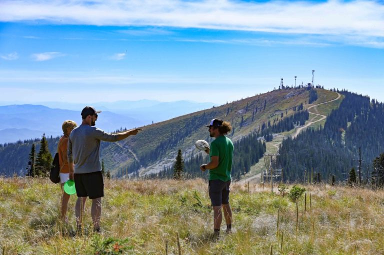 Schweitzer disc golf in Sandpoint, Idaho